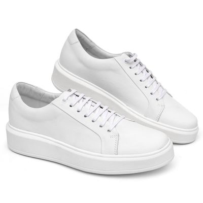 Sapato Masculino Mouro Milan Confort - 1932 Branco (0100) - ZAFO