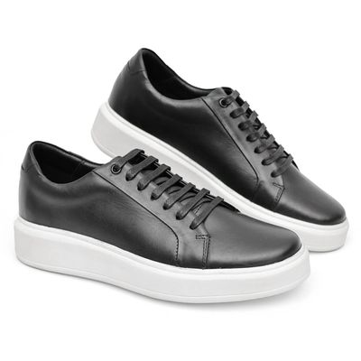 Sapato Masculino Mouro Milan Confort - 1932 Preto (0100) - ZAFO