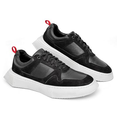 Sapato Masculino Nobuck Hollywood Confort - 1928 Preto (0100) - ZAFO