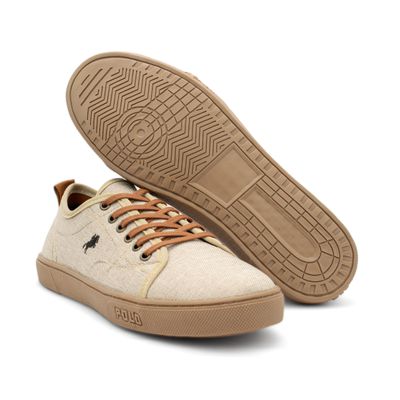 Tenis Masculino Urban Dexter-Flip Solado Flex Jam Ultra-Macio - 104 Bege Claro (0100) - ZAFO