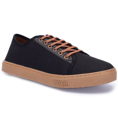 Tenis Masculino Urban Ranza Solado Flex Jam Ultra-Macio - 103 Preto (0100) - ZAFO