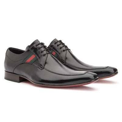 Sapato Social Derby Solado em Couro Italy Premium - Torani Calçados