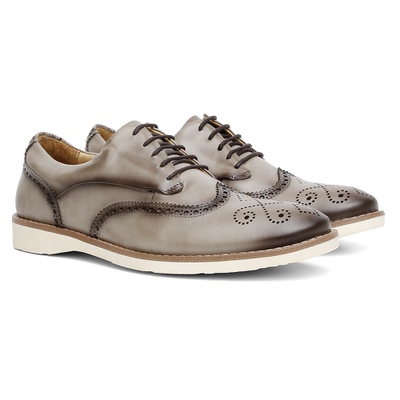 Sapato Masculino Derby Scotland Gray - TURUNA BOOTS