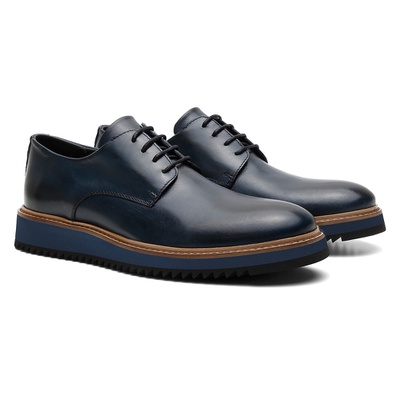 Sapato Masculino Oxford United Kingdom Blue - TURUNA BOOTS