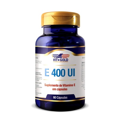 Vitamina E 400 UI Vitgold 60 cápsulas
