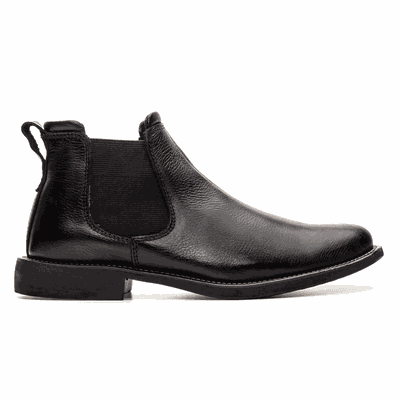 BOTA CHELSEA ALMOFADADA COURO FLOATHER PRETO - COUROWEST
