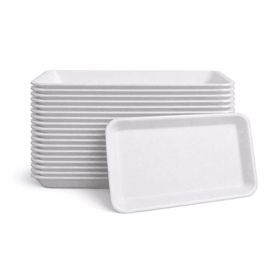 Bandeja de Isopor Branca R3 - 400 unidades 