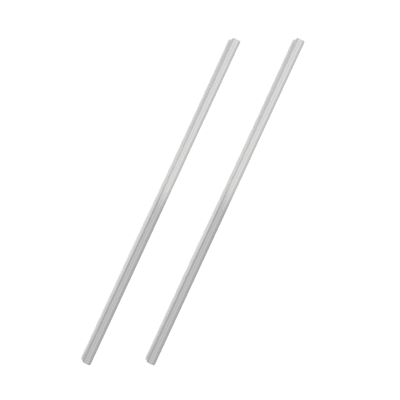 Canudo sache Branco - Flexível c/ 100 unidades.