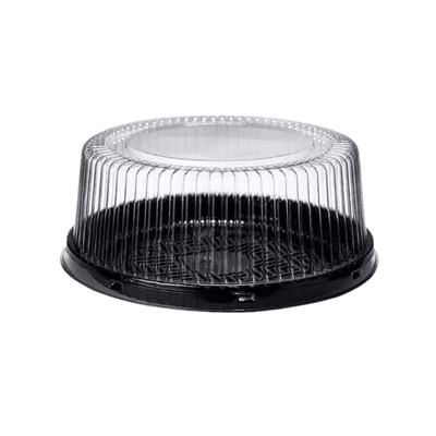 Embalagem Plástica para Bolos e Tortas G 32 MB PRETA - 100 unidades