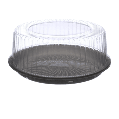 Embalagem Plástica para Bolos G 60 Preto - 50 unidades
