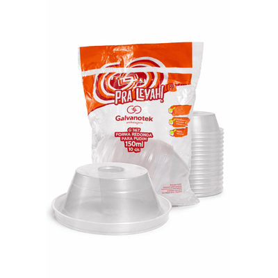 Embalagem Para Pudim G 367 - GALVANOTEK - 150 ML