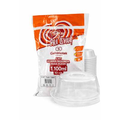 Embalagem Para Pudim G 369 - GALVANOTEK - 1.100 ML