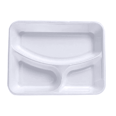 Bandeja Térmica HF 100/3 - S/ Tampa 1.100ml - 100 unidades