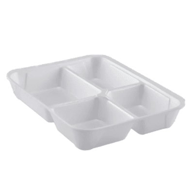 Bandeja Térmica HF 100/4 - C/ Tampa 1.100ml - 100 unidades