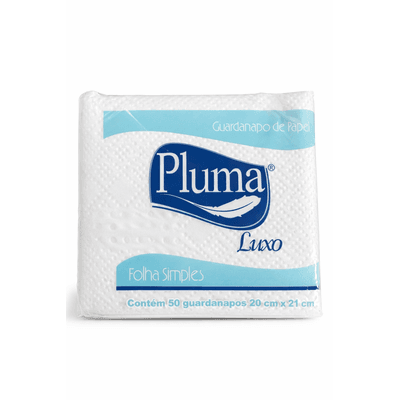 Guardanapo Branco 20x21 - 50 unidades - PLUMA