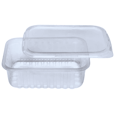 Pote Retangular com Tampa 1L 