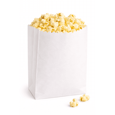 Saco de Pipoca Branco P1 - 500 unidades