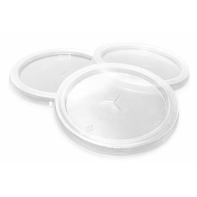 Tampa Plástica Com Furo 770 ml - Pacote 50 unidades - RIOPLASTIC