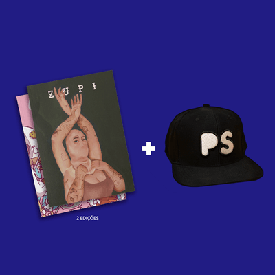 Kit 2 Revistas Zupi + Boné PS Black