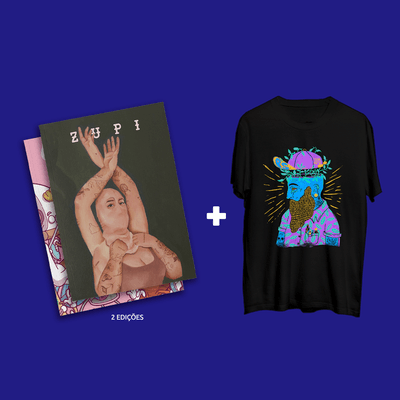 Kit 2 Revistas Zupi + Camiseta PS Barba