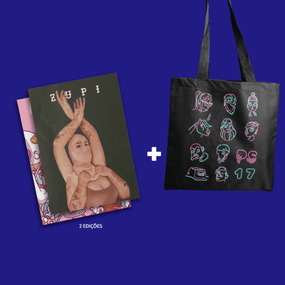 Kit 2 Revistas Zupi + Sacola PS 17