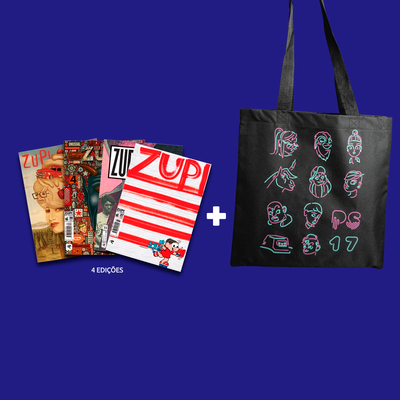 Kit 4 Revistas Zupi + Sacola PS 17