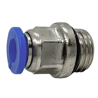 CONEXÃO RETA PARA ENGATE RÁPIDO - ROSCA 1/4 - TUBO 6MM BSP 