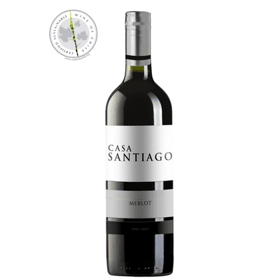 Vinho Tinto Casa Santiago Merlot - 190 - Vinho Express