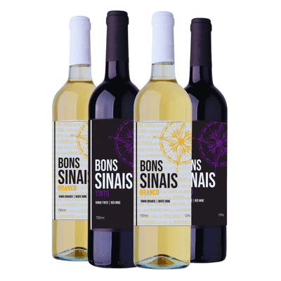 Kit 4 Vinhos Emoção Portuguesa - 101 - Vinho Express