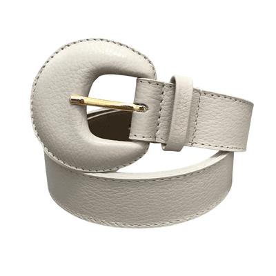 Cinto Fivela Encapada - Offwhite - DONNA LELLA