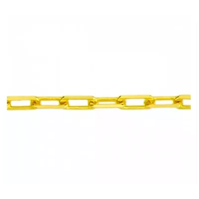 Corrente De Ouro 18k Cartie Longa De 2,5mm Com 40cm