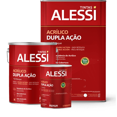 Alessi Acrilico Premium Fosco Dupla Acao Branco 3,6L