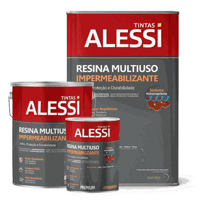 Alessi Resina Acril Prem Multiuso Base Solvente Incolor 3,6L