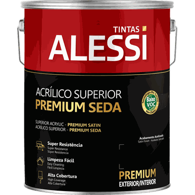 Alessi Acrilico Premium Superior Super Seda Branco 3,6L