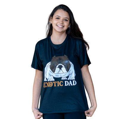 CAMISETA EXOTIC DAD - PRETA - IDR DOG SHOP