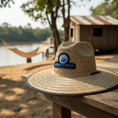 Chapéu Rancho do Matuto Pierside Com Viés Conforto Térmico Proteção
