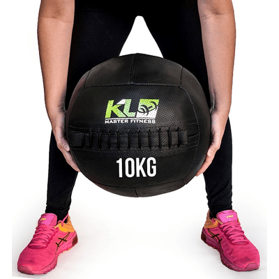 Wall Ball Couro Crossfit Funcional Medicine Ball 1... - KLMASTERFITNESS