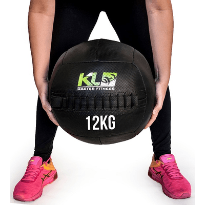 Wall Ball Couro Crossfit Funcional Medicine Ball 1... - KLMASTERFITNESS