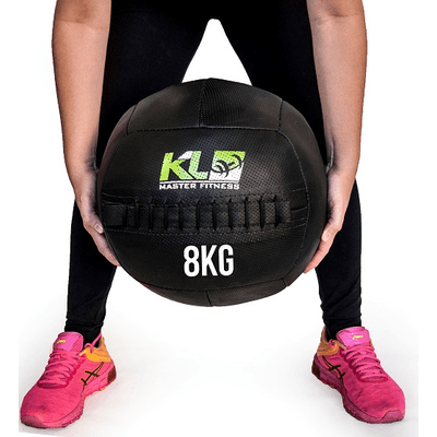 Wall Ball Couro Crossfit Funcional Medicine Ball 8... - KLMASTERFITNESS