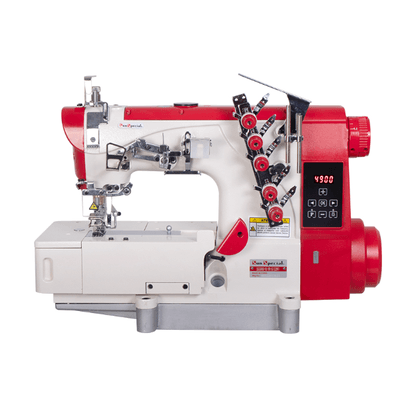 Máquina Costura Industrial Galoneira Plana Direct Drive SS5500D-01-PR-SU - Sun Special Completa com acessórios 