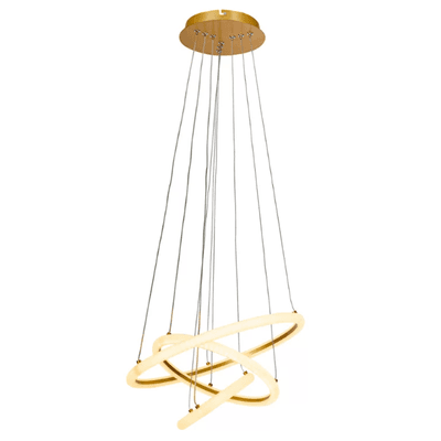 PENDENTE SPACE ORBITAL TRIPLE 49W 3000K 40CM 39546 BRONZEARTE