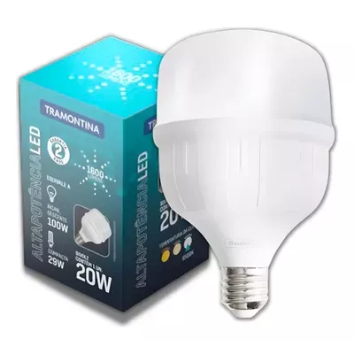 LAMPÂDA LED BULBO 20W BIV 6500K E27 58025057 TRAMONTINA