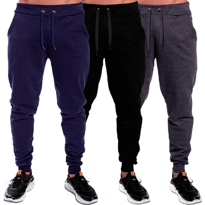 Kit Moletom 3 Calças Lisas Masculino Benellys – Marinho Preto Chumbo
