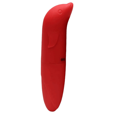 Vibrador Golfinho Ponto G Vermelho - Q Charme