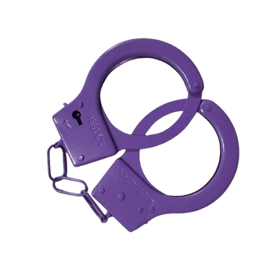 Algema Em Metal Simples Sem Pelúcia Roxo - Q Charme