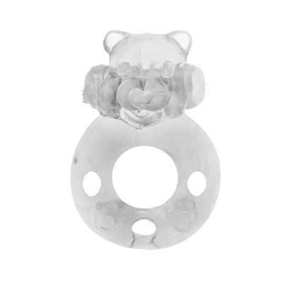 Anel Peniano Vibrador Bichinhos Transparente - Q Charme