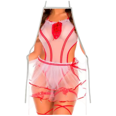 Avental Fantasia Sensual Mulher - Q Charme