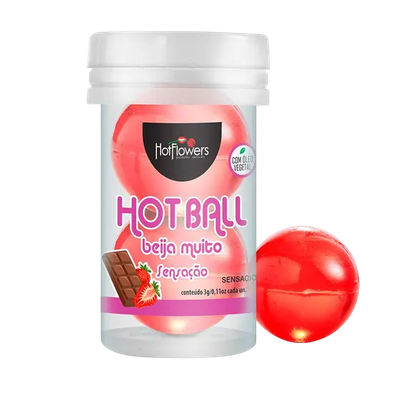 Bolinha Hot Ball Beija Muito Dupla Sensação - Q Charme
