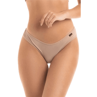 Calcinha Basica Lisa Fio Conforto Chocolate P - Q Charme