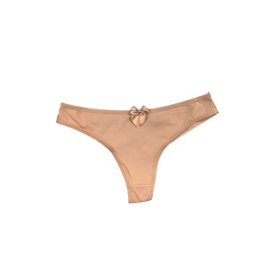 Calcinha Fio Duplo Chocolate P (40) - Q Charme